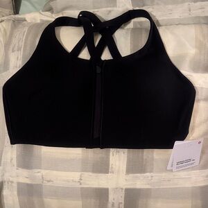 Lululemon Energy Black Cross-Back Sports Bra High Support